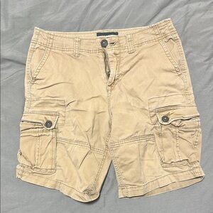 Men's Tan Cargo Shorts